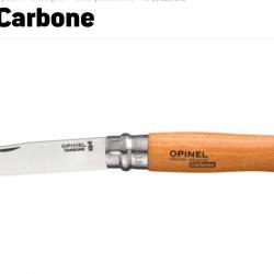 Opinel N&deg;09 Carbone Tradition, virobloc