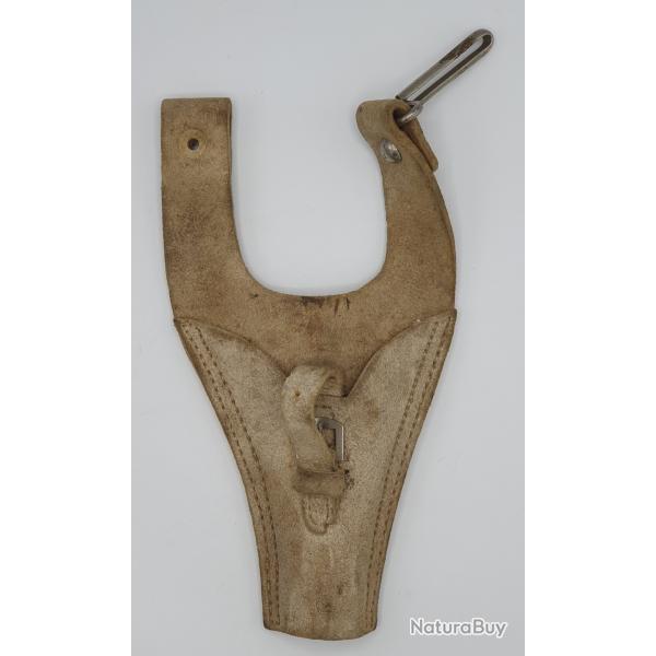 Gousset en buffle blanc pour baionnettes :  Lebel 1886 - Gras - Berthier 92/93 et Chassepot.