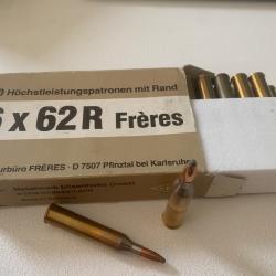 Bo&icirc;te de 20 balles 6x62R Fr&egrave;res