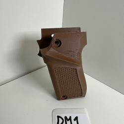 (D-M1) ! NOUVEAU ! Crosse marron fonc&eacute; pour pistolet Unique 22lr mod&egrave;le D et E.