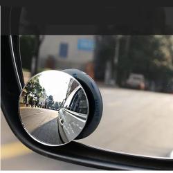 1 pc 360 Degree HD Miroir d'angle mort pour r&eacute;troviseur Diam 5cm Verre Sticker