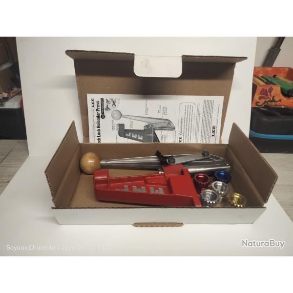 Presse LEE breech lock roloader 90045 + 5 bagues
