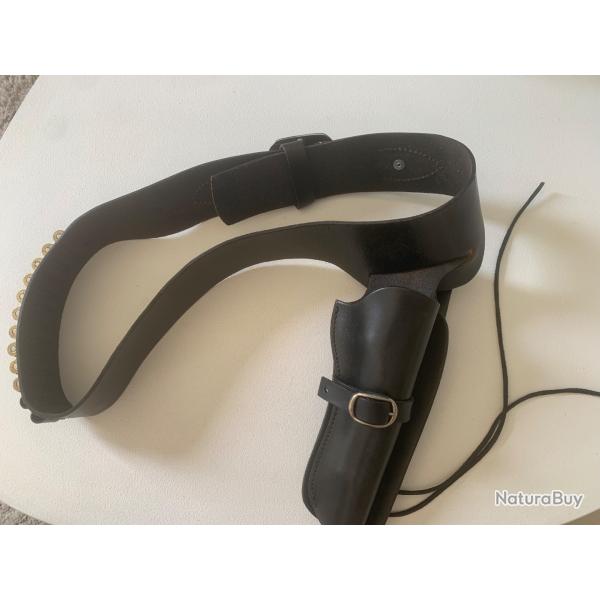 Ceinture holster western