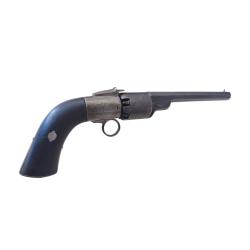 Revolver &agrave; percussion sign&eacute; T. LHOIST 1853