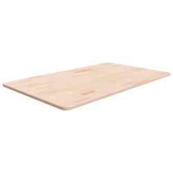 Comptoir de salle de bain 100x60x1,5 cm Bois massif non trait&eacute;