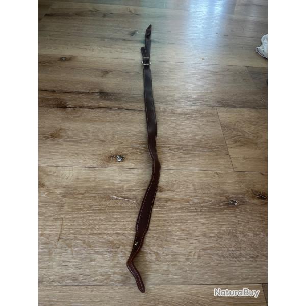 Sangle cuir carabine ou fusil pour embout de grenadi�re