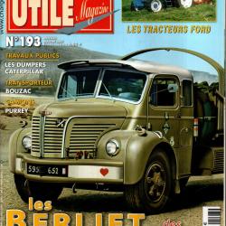charge utile 193, tracteurs ford, 150 ans de rudolf diesel, transports bouzac, berliet sp&eacute;ciaux