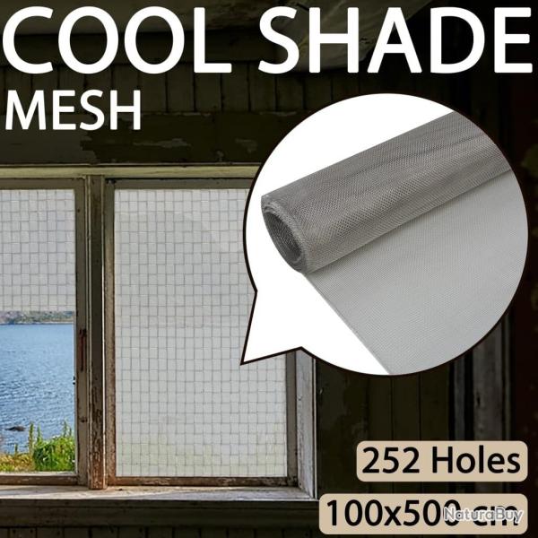 �cran en treillis Acier inoxydable 100x500 cm Argent�