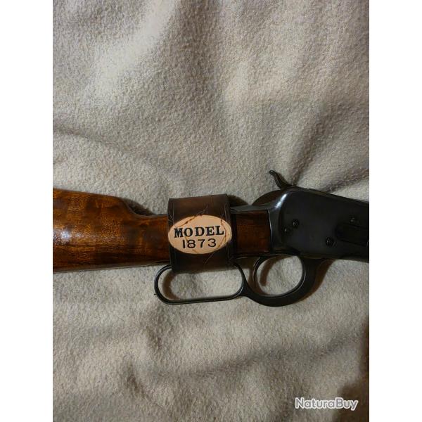 verrou levier sous garde en cuir  pour Winchester - model 1873 - n� 2