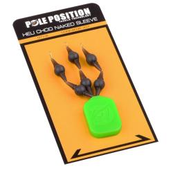 POLE POSITION HELI-CHOD RUBBER AND BEADS NAKED SLEEVE POLE POSITION
