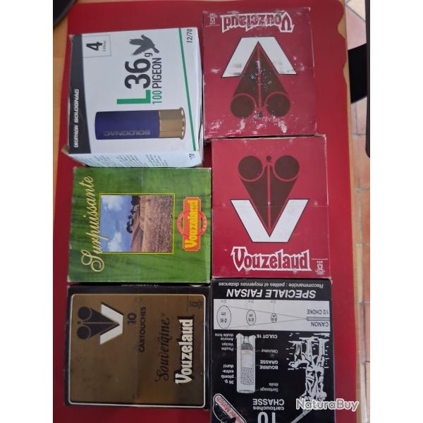 Lot de cartouches calibre 12