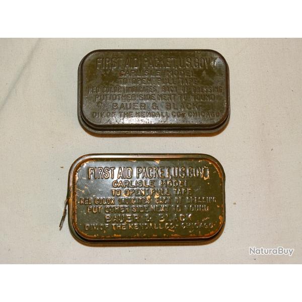 Boites � pansement US FIRST AIDS PAKET