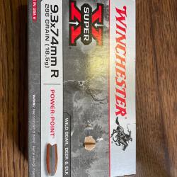 Vend 2 bo&icirc;tes de winchester 9.3/74R 296grain (18,5g)