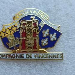 PINS GENDARMERIE NATIONALE  COMPAGNIE DE VINCENNES