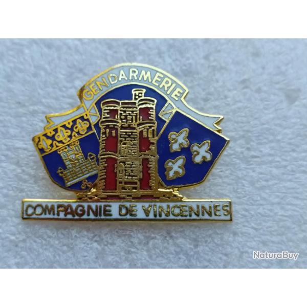 PINS GENDARMERIE NATIONALE  COMPAGNIE DE VINCENNES