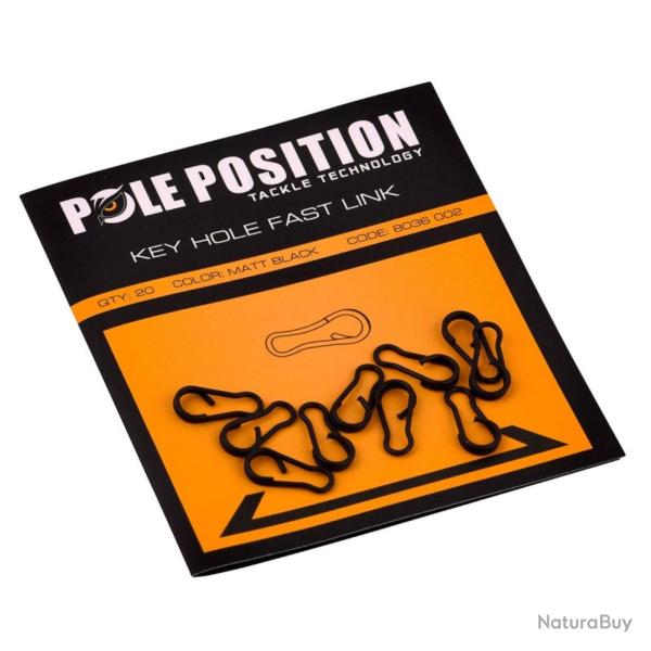 POLE POSITION SWIVELS KEY-HOLE-FAST-LINK POLE POSITION
