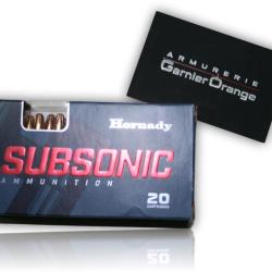 MUNITION HORNADY SUBSONIC 190GR 300 AAC BLACKOUT X 20