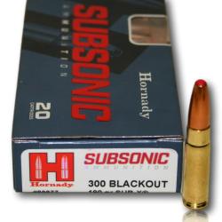 300 AAC HORNADY SUBSONIC 190 GR SUB-X BTE 20 80877