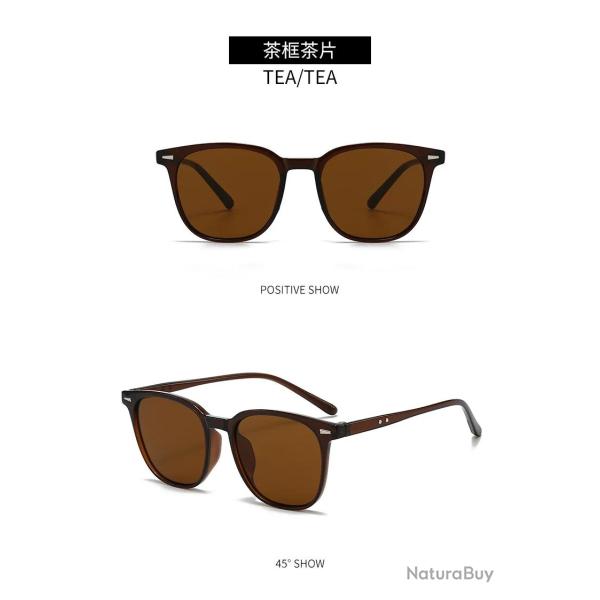 Lunettes Soleil Femme Vintage Fashion UV400, Modele: Tea