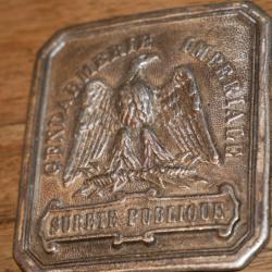 Refabrication de plaque de la GENDARMERIE IMPERIALE