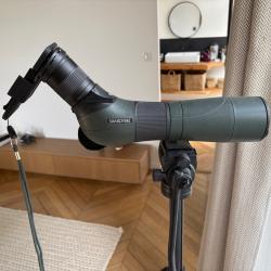 Longue-vue Swarovski Optik ATS 65 HD + tr&eacute;pied + adaptateur smartphone - &Eacute;tat proche neuf
