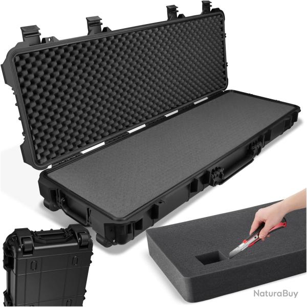 Malette de Protection pour Armes Longues, Appareil Photo, cam�ra ou Outils, Boite �tanche 3 poign�es