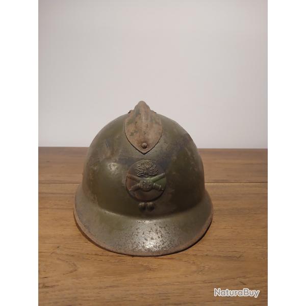 Casque adrian modele 26 ww2 francais artillerie