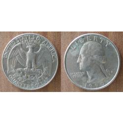 Usa 25 Cents 1990 Quarter Dollar Mint P Philadelphia Cent Piece Etats Unis Dollars