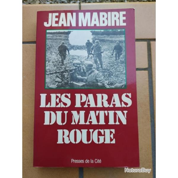LIVRE LES PARAS DU MATIN ROUGE JEAN MABIRE