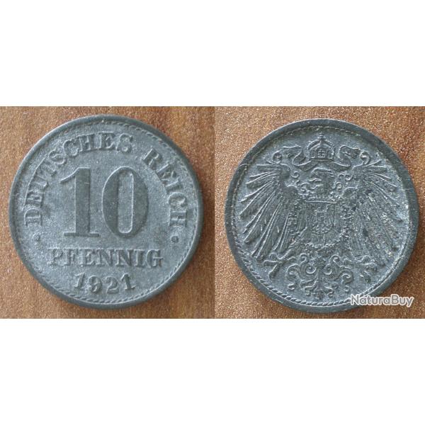 Allemagne 10 Pfennig 1921 Piece