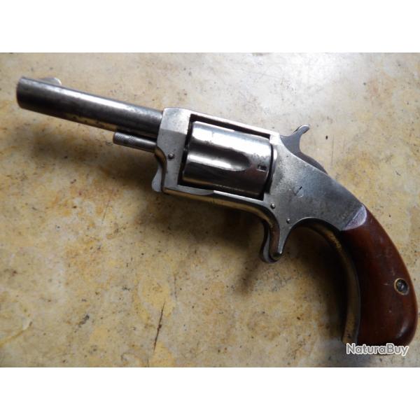 R�volver Hopkins & Allen renseign� VICTOR N�3 mod fa�on Smith Wesson cal 32 RF rimfire