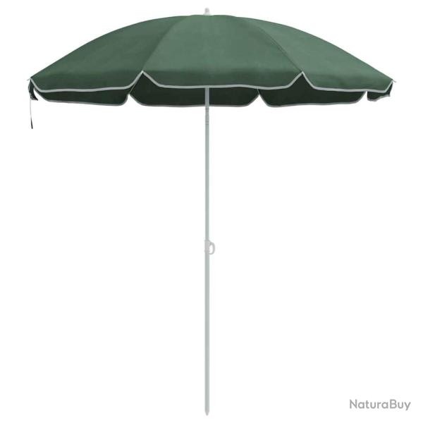 Parasol rond r�glable ext�rieur chic jardin 161 x 161 x 193 cm en polyester vert 02_0056699