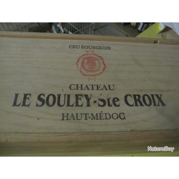 grand vin de bordeaux (ch�teau ste-croix - haut-medoc) 6 litres ann�e 2000
