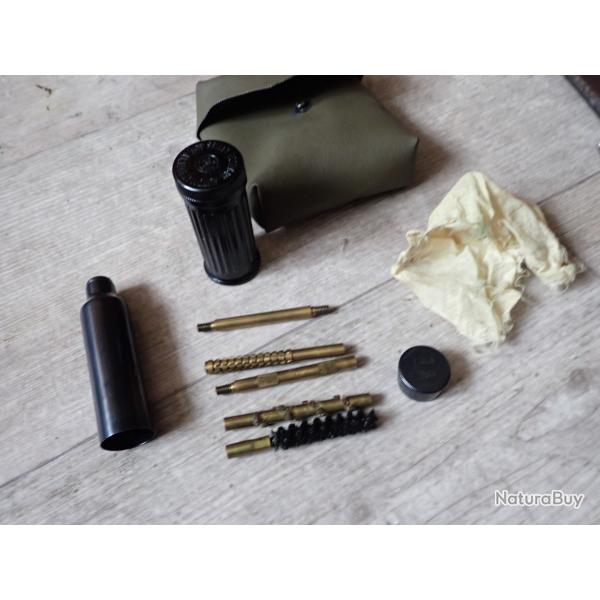 Pochette nylon + outils ERLA pour entretien pistolets 9 mm Suisse (P210, P220...) + pot � graisse