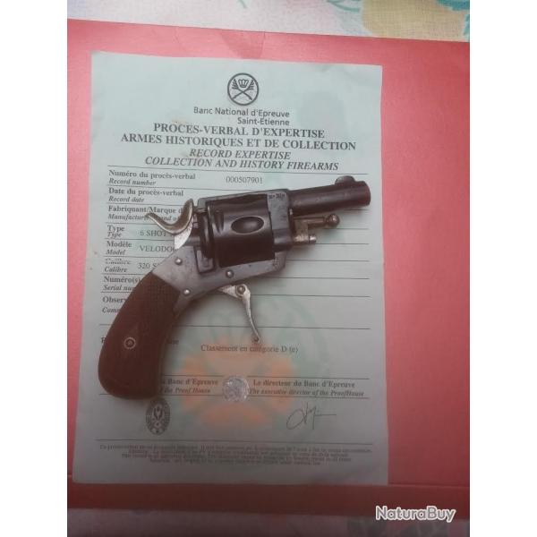 Magnifique Revolver Bulldog Calibre 320