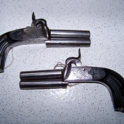 paire pistolet superpos&eacute; percution houllier blanchard paris