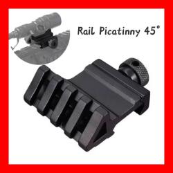 Support Picatinny &agrave; 45&deg; (Livraison rapide)