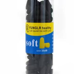 60 Paires de Bouchon D'Oreille Noir
