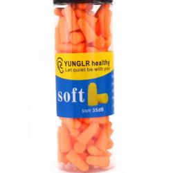 60 Paires de Bouchon D'Oreille Orange