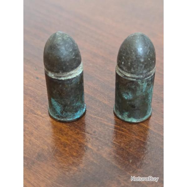 .450 Revolver. Lot de 2 pi�ces.