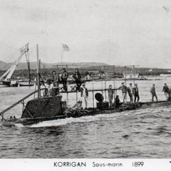 Carte Postale Sous-marin KORRIGAN 1899 -N&deg;8098