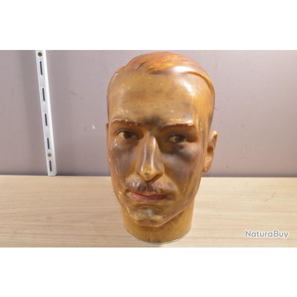 T�te mannequin en Cire  Antique WAX mannequin head ,P.Imans ,Paris,vintage 20 �me Bustes