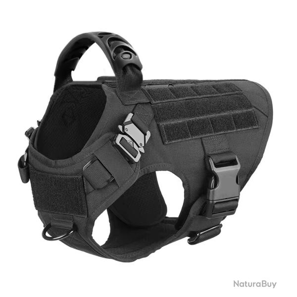 Harnais Black pour Chien Taille au Choix S, M, L ou XL