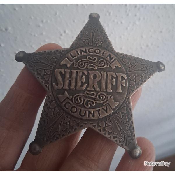 �toile de sh�rif Lincoln country