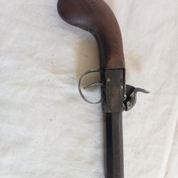 pistolet ancien longueur 19 cm