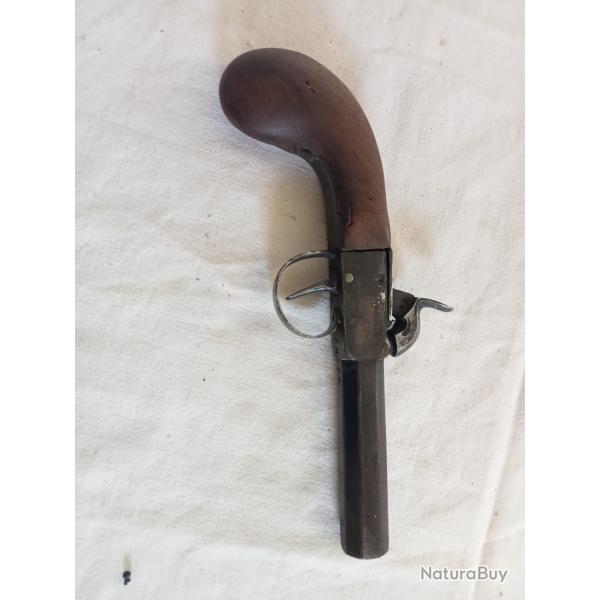 pistolet ancien longueur 19 cm