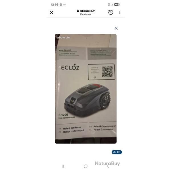 Robot Tondeuse E-1200