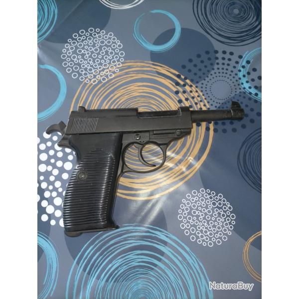 R�plique Walther P38 (Denix) arme inerte avec culasse coulissante