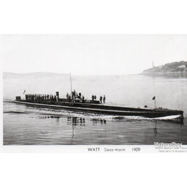 Carte Postale Ancienne - WATT Sous-marin 1909 - N�8105