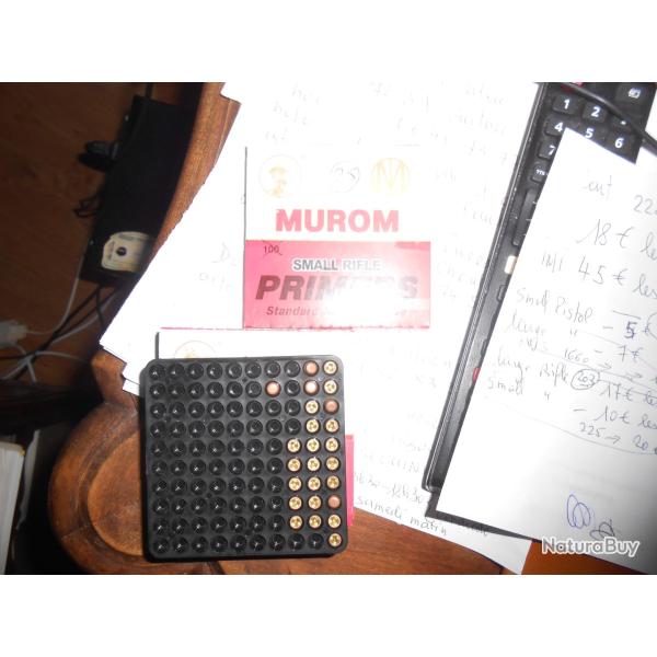 Amorces MUROM small rifle